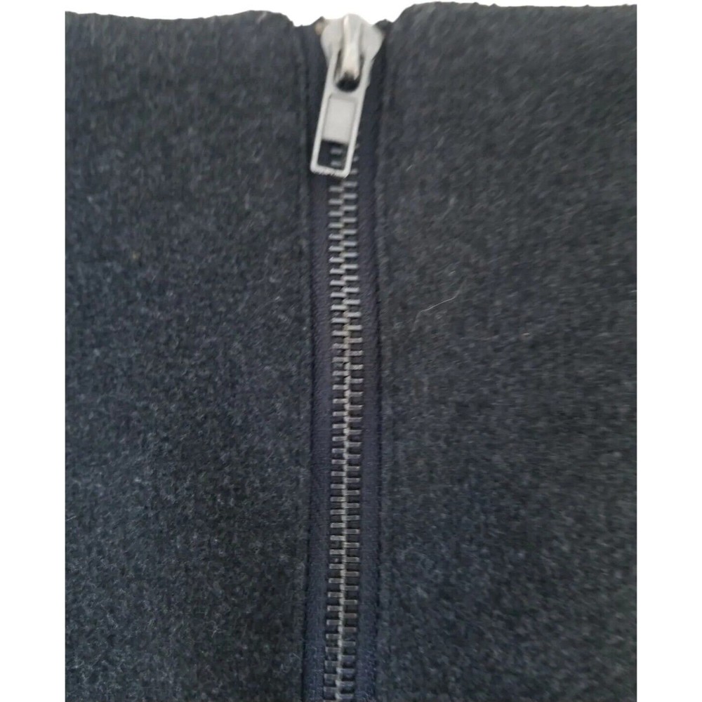 Six Crisp Days Size Medium Gray Wool Blend ZipUp Front Mini Skirt Anthropologie - Picture 8 of 15